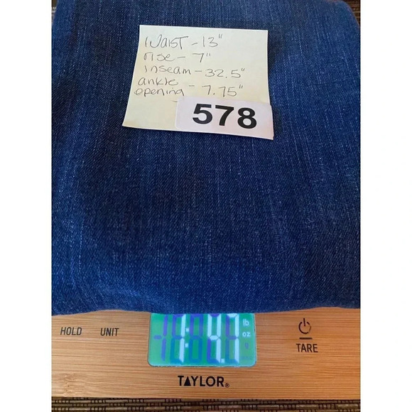 BIG STAR 26L Liv Boot Cut Low Cut Blue Jeans Distressed Whiskered Embroidered - Picture 15 of 16